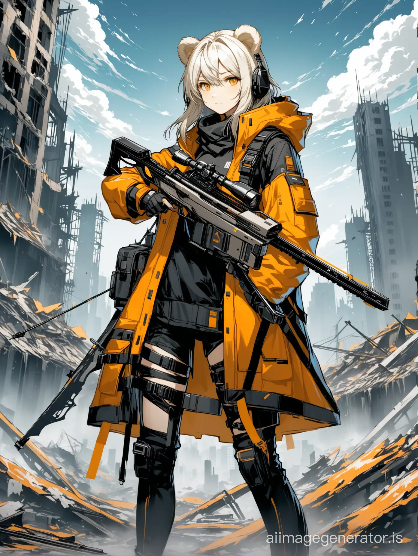 Ursus-Girl-with-Crossbow-Amidst-Ruined-Cityscape