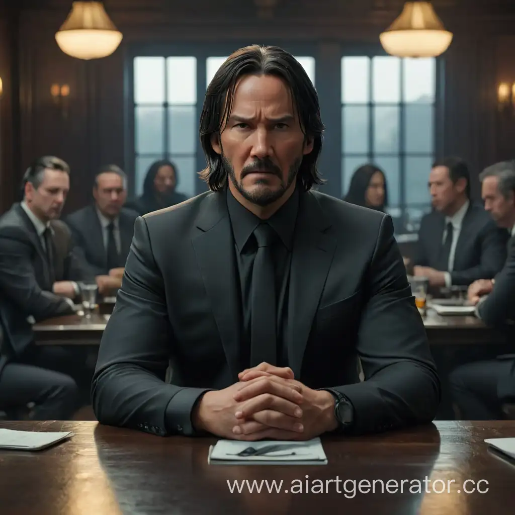 John-Wick-Upset-at-Table