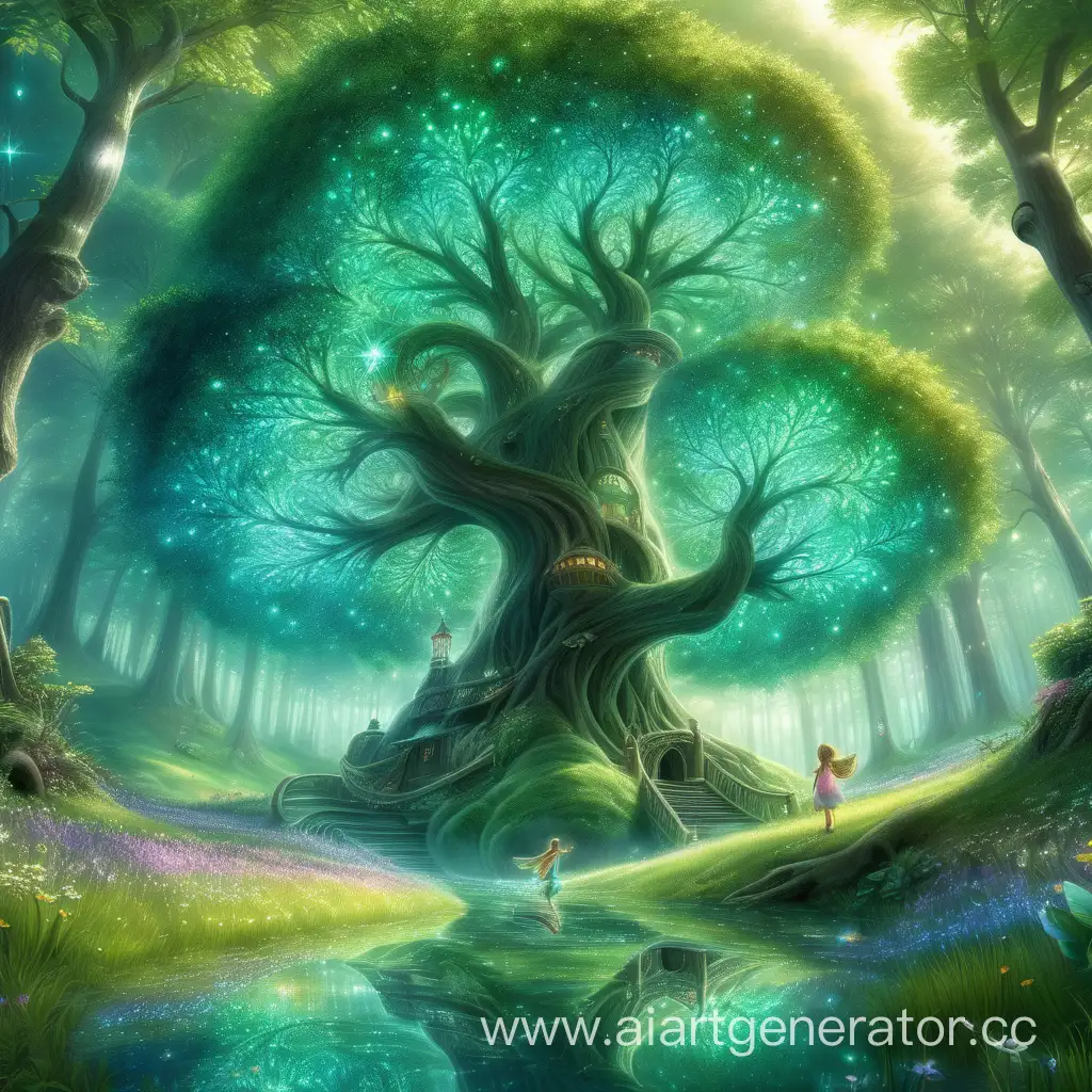 Enchanting-Fairy-Garden-Crystal-Rivers-Glowing-Creatures-and-the-Tree-of-Life