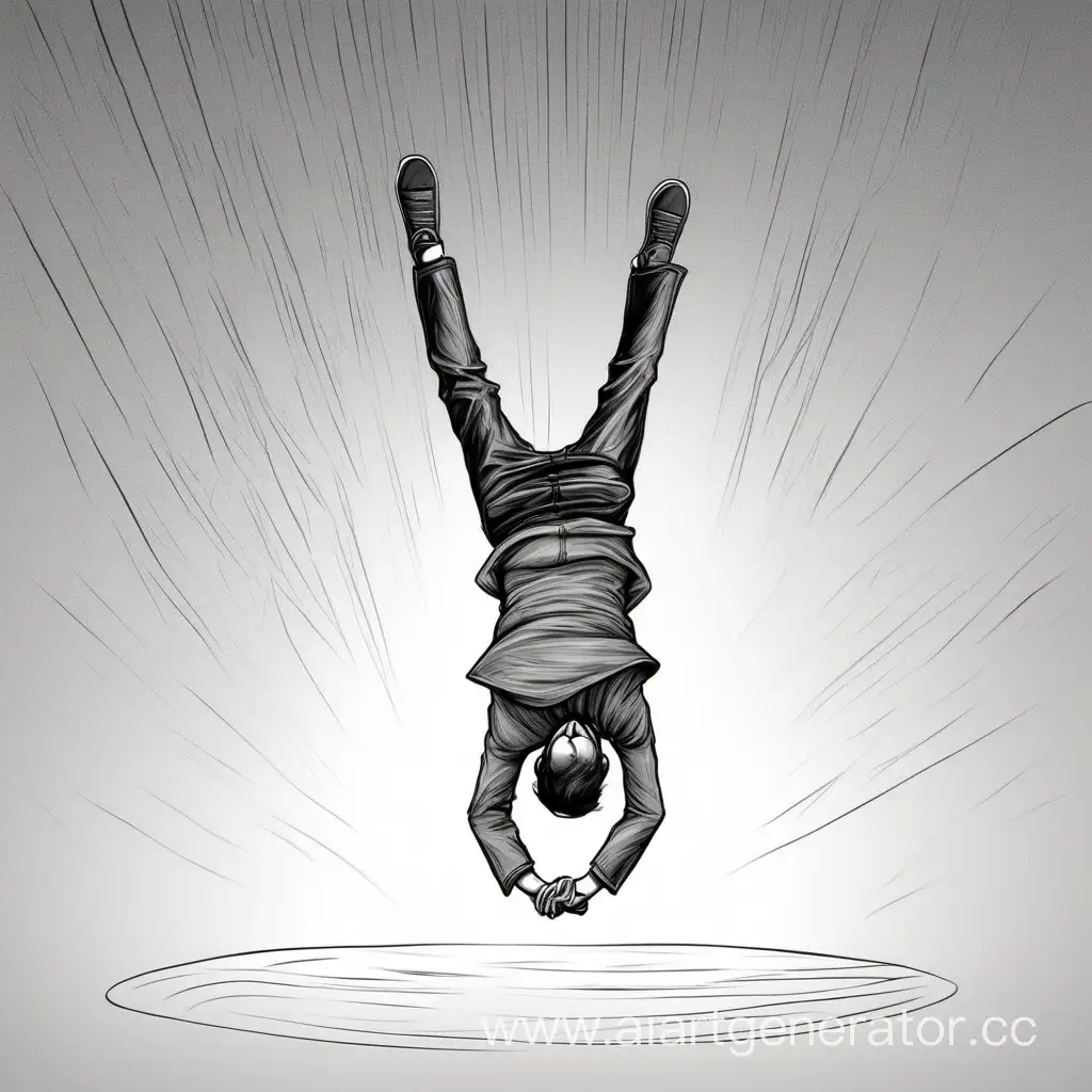 Dramatic-Free-Fall-Illustration-Thrilling-Descent-in-4000x4000-Pixels