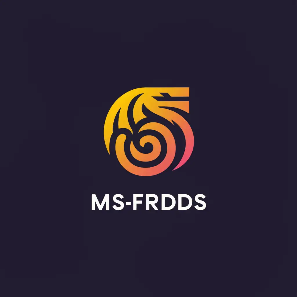 a logo design,with the text "Ms_frds_020", main symbol:Dragon,Moderate,be used in Entertainment industry,clear background