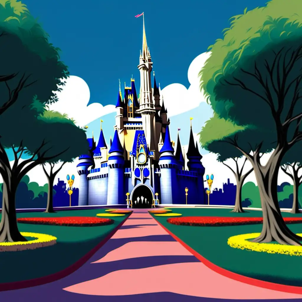 magic kingdom animatation backgrounds