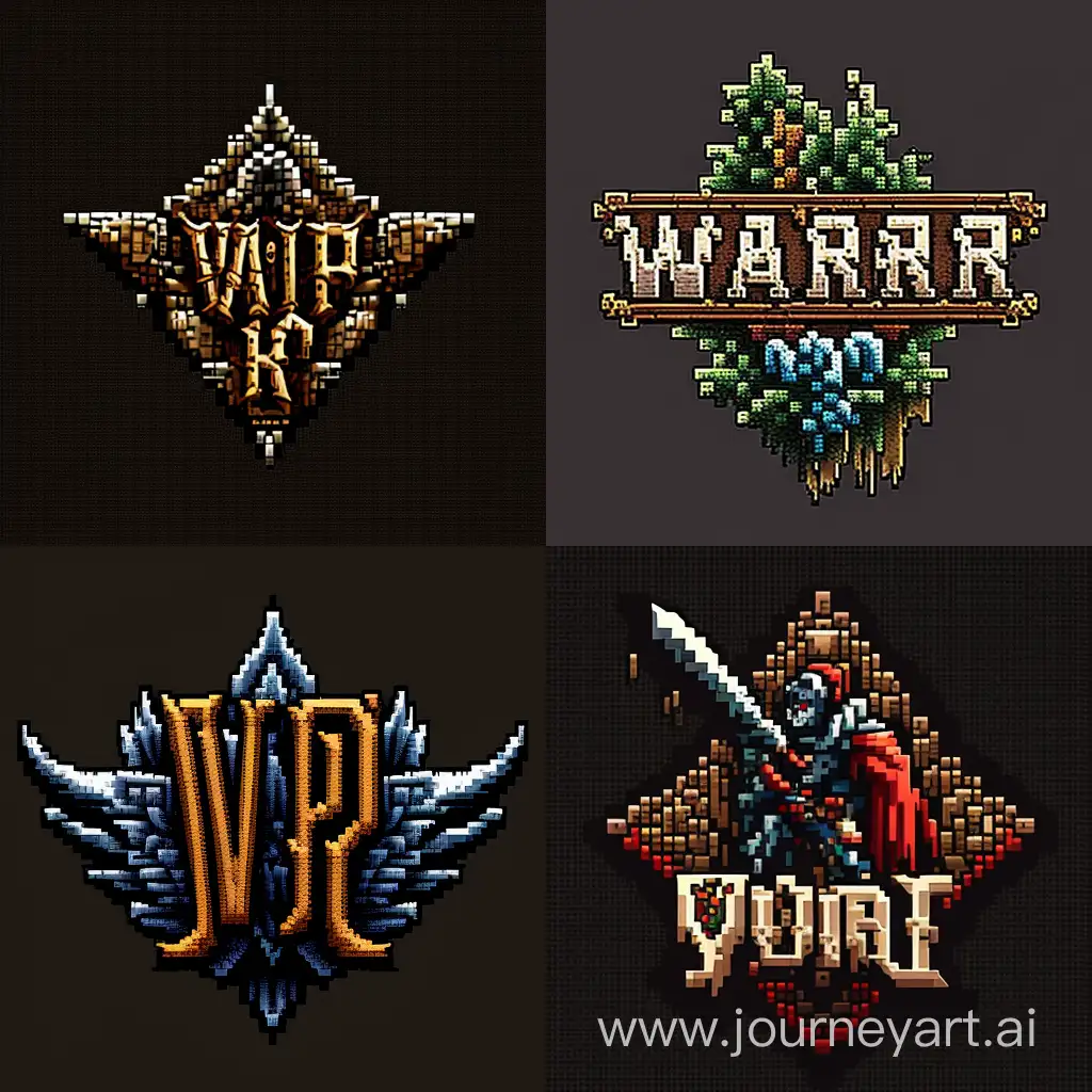 Pixel-Realm-RPG-Logo-Design