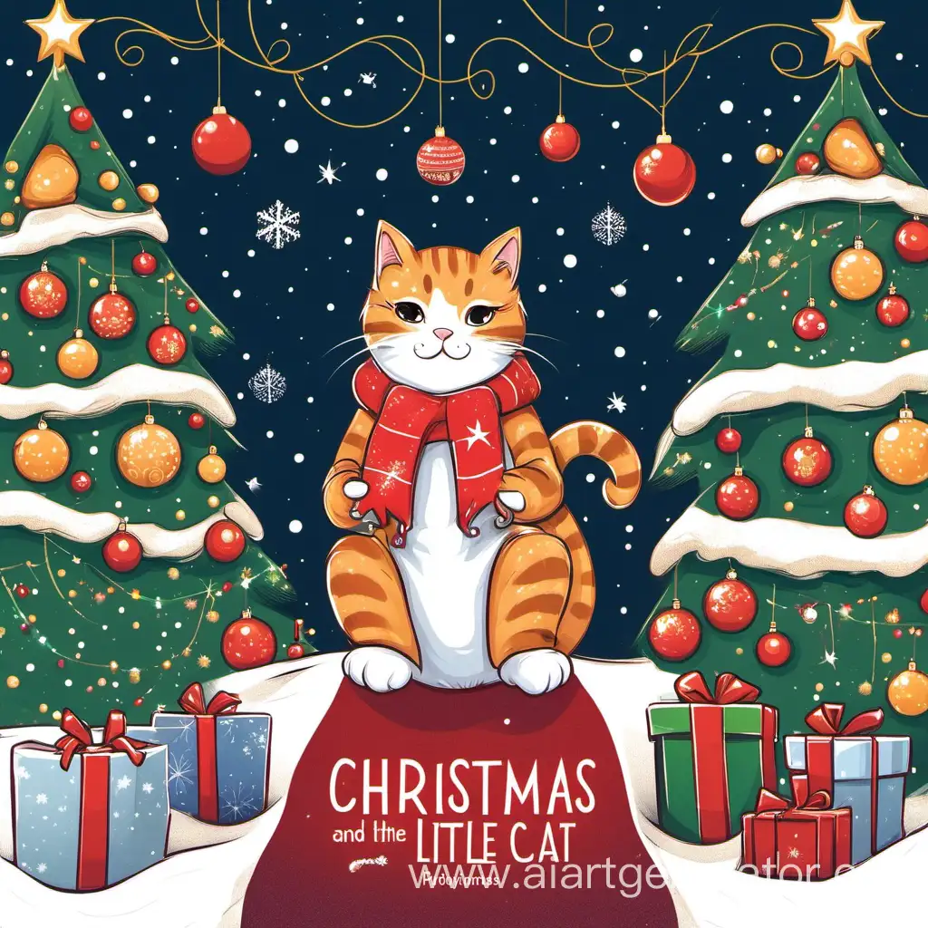 Festive-Christmas-Cat-Celebrating-the-Holidays