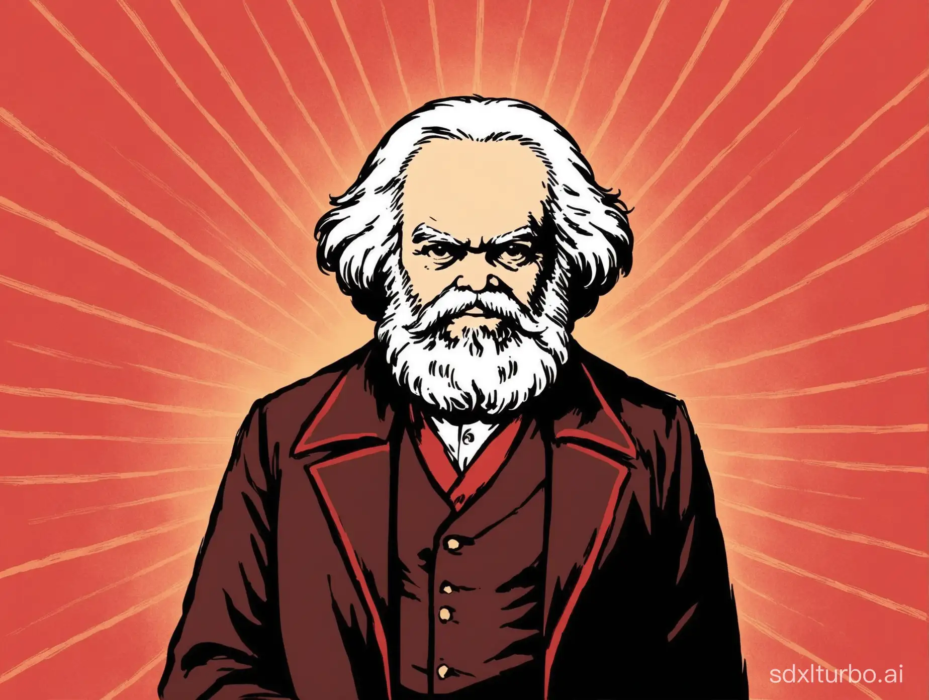 Karl-Marx-Guardian-Statue-Amidst-Ethereal-Ignorance