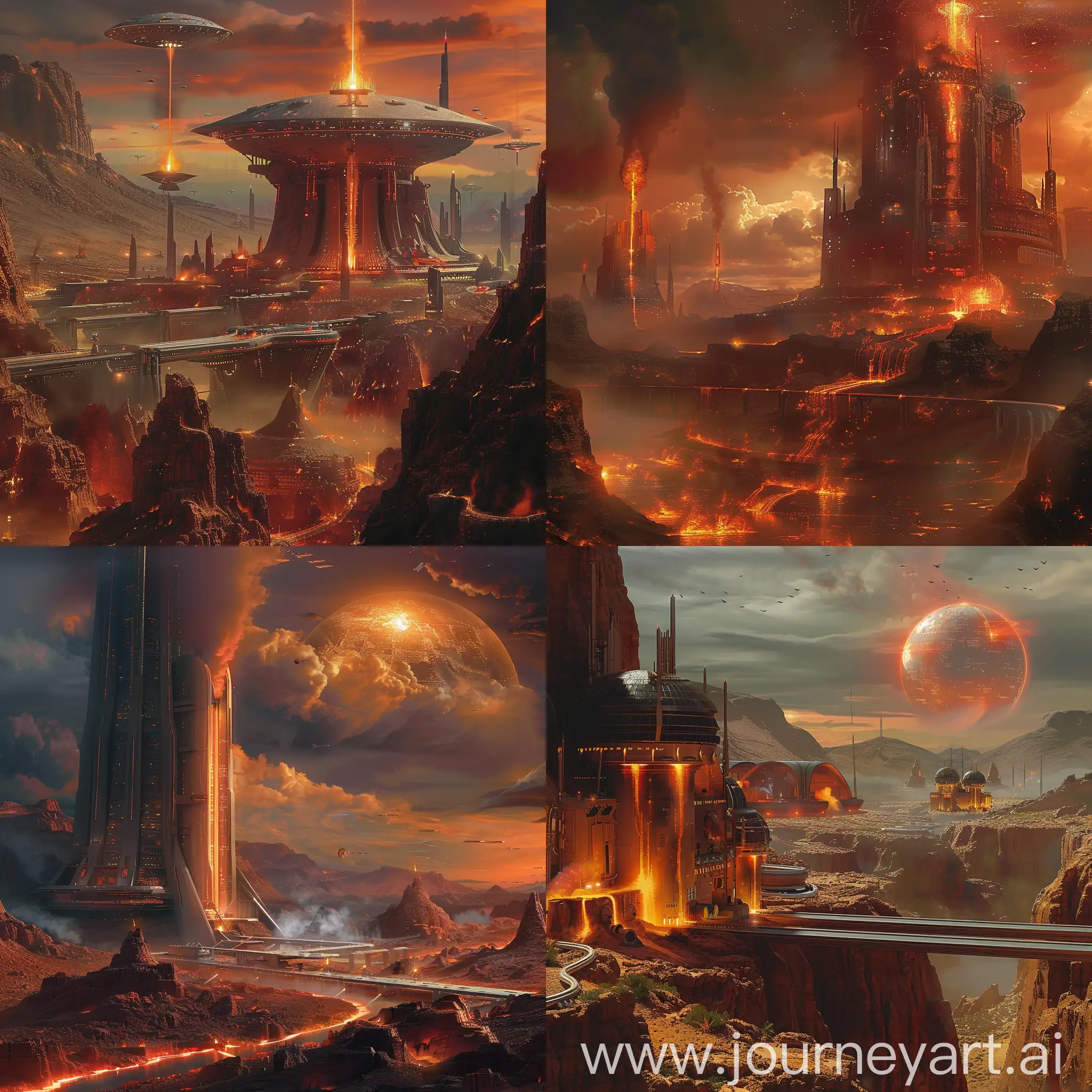 Futuristic-Star-Wars-Mustafar-Sustainable-Cityscape-with-Advanced-Technology