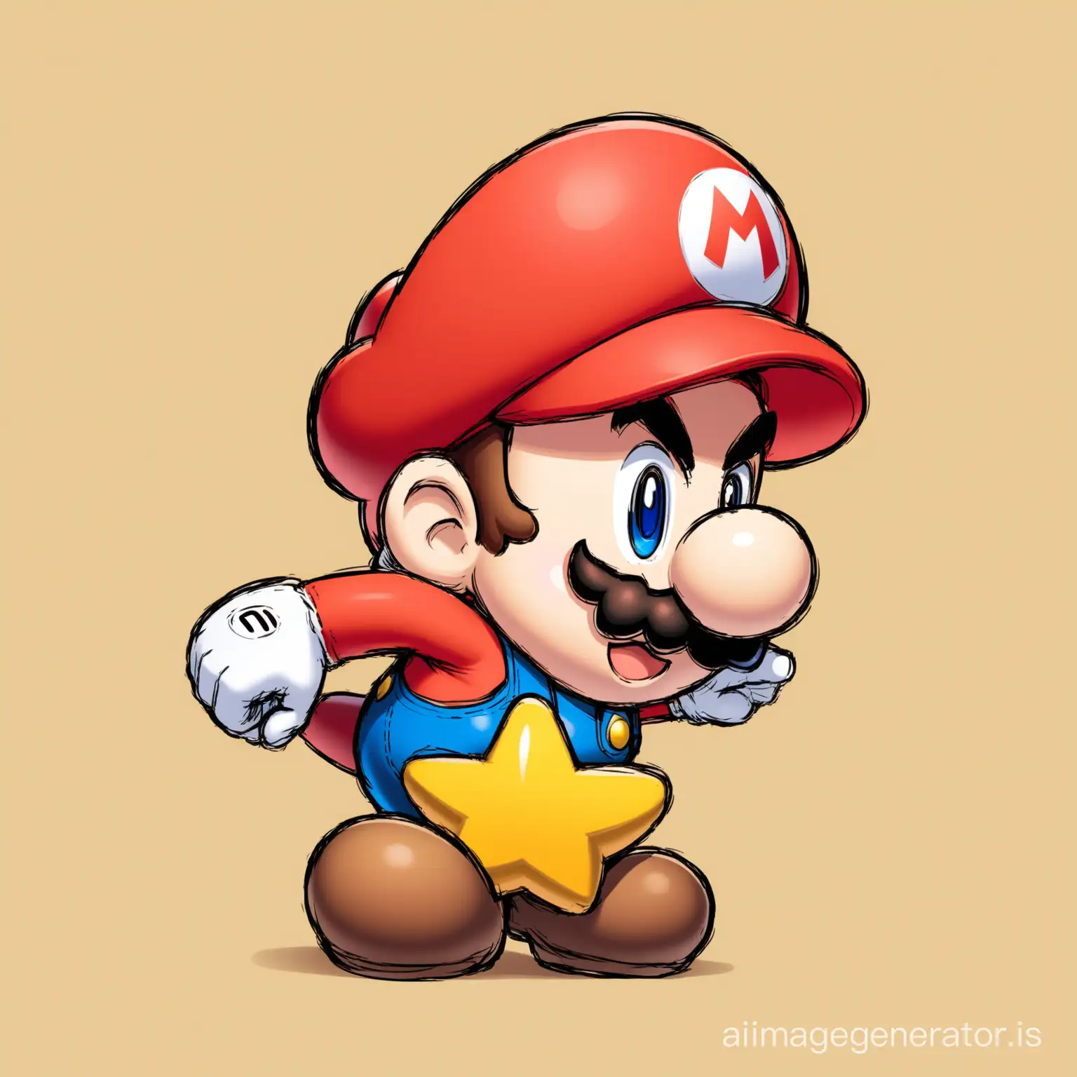 Adventurous-Plumber-Mario-on-a-Mushroom-Kingdom-Quest