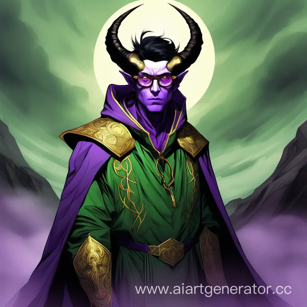 Enigmatic-PurpleSkinned-Figure-in-Elegant-Green-Cloak