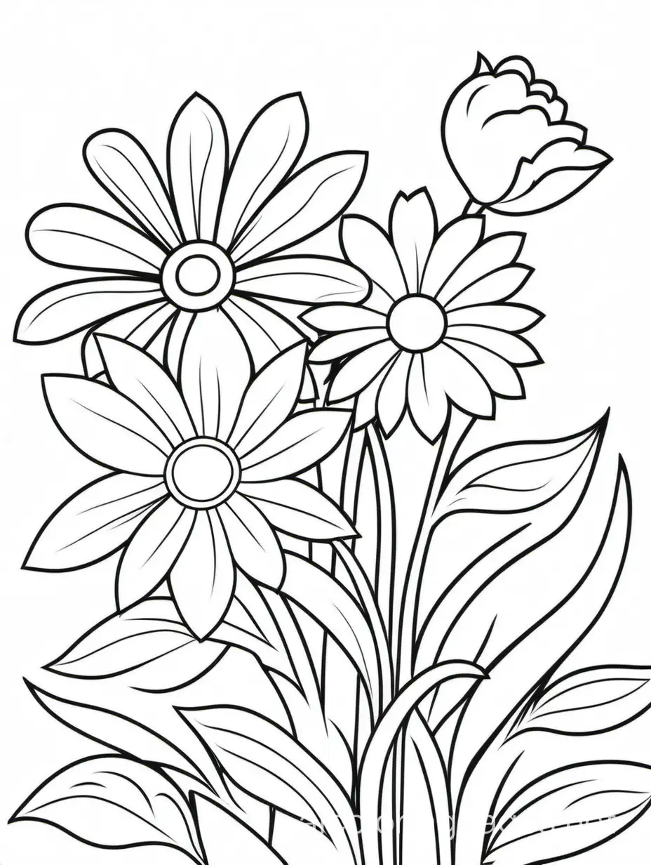 Childrens-Coloring-Page-Flower-Coloring-Activity-for-Kids