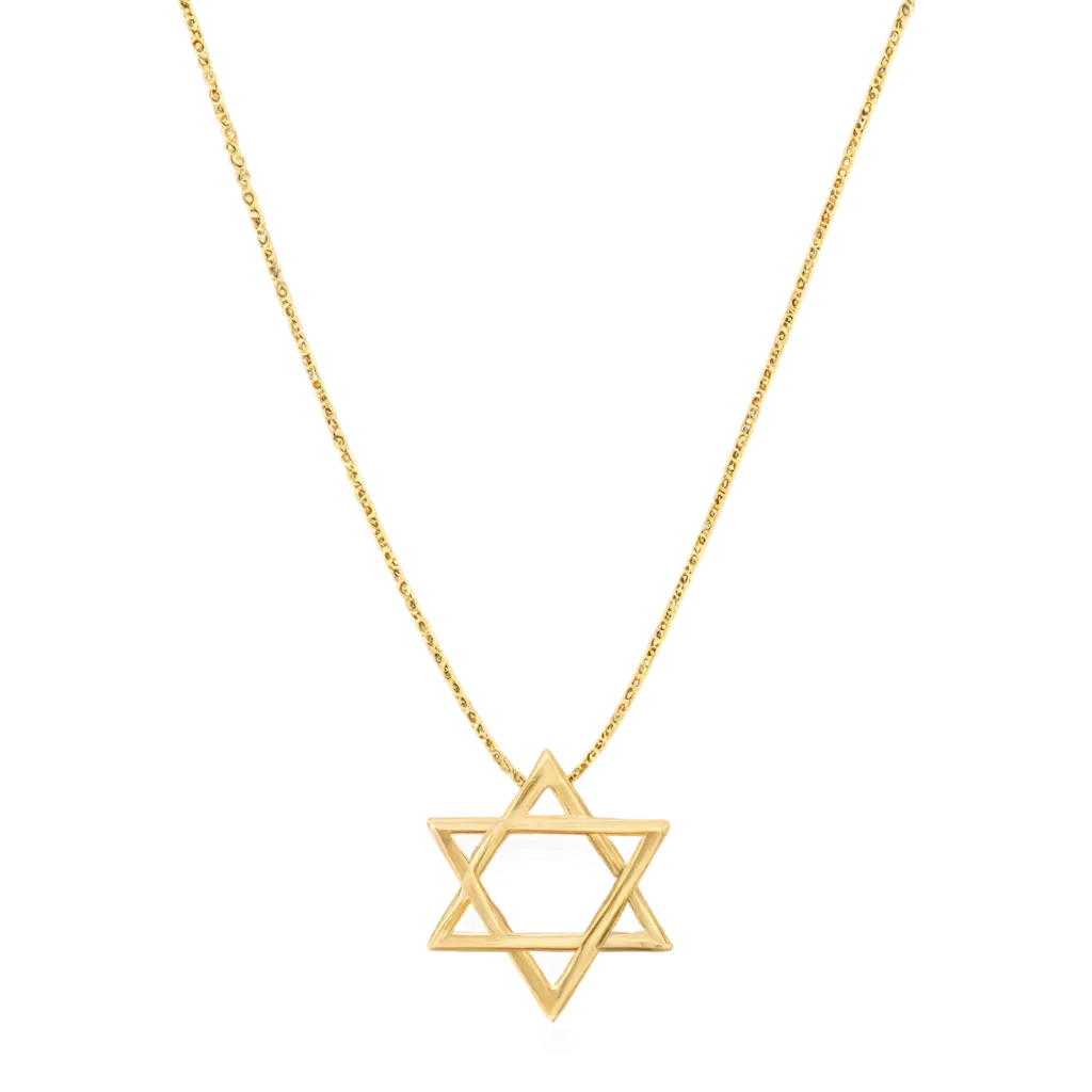 Exquisite Gold Star of David Necklace PNG Elevate Your Online Presence ...