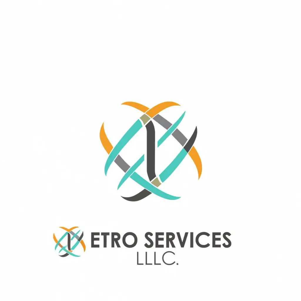 a logo design,with the text "METRO SERVICES LLC", main symbol:a logo design with the letters M S combined clean lines
,complex,clear background