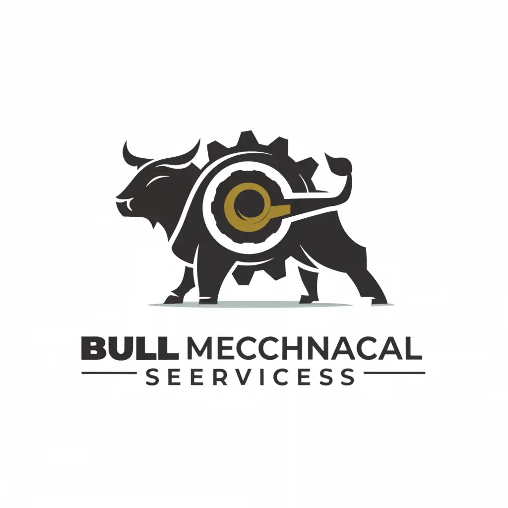 a logo design, with the text 'bull mechanical services', main symbol: Unleashing optimum performance, Moderate, to be used in Automotive industry, clear background