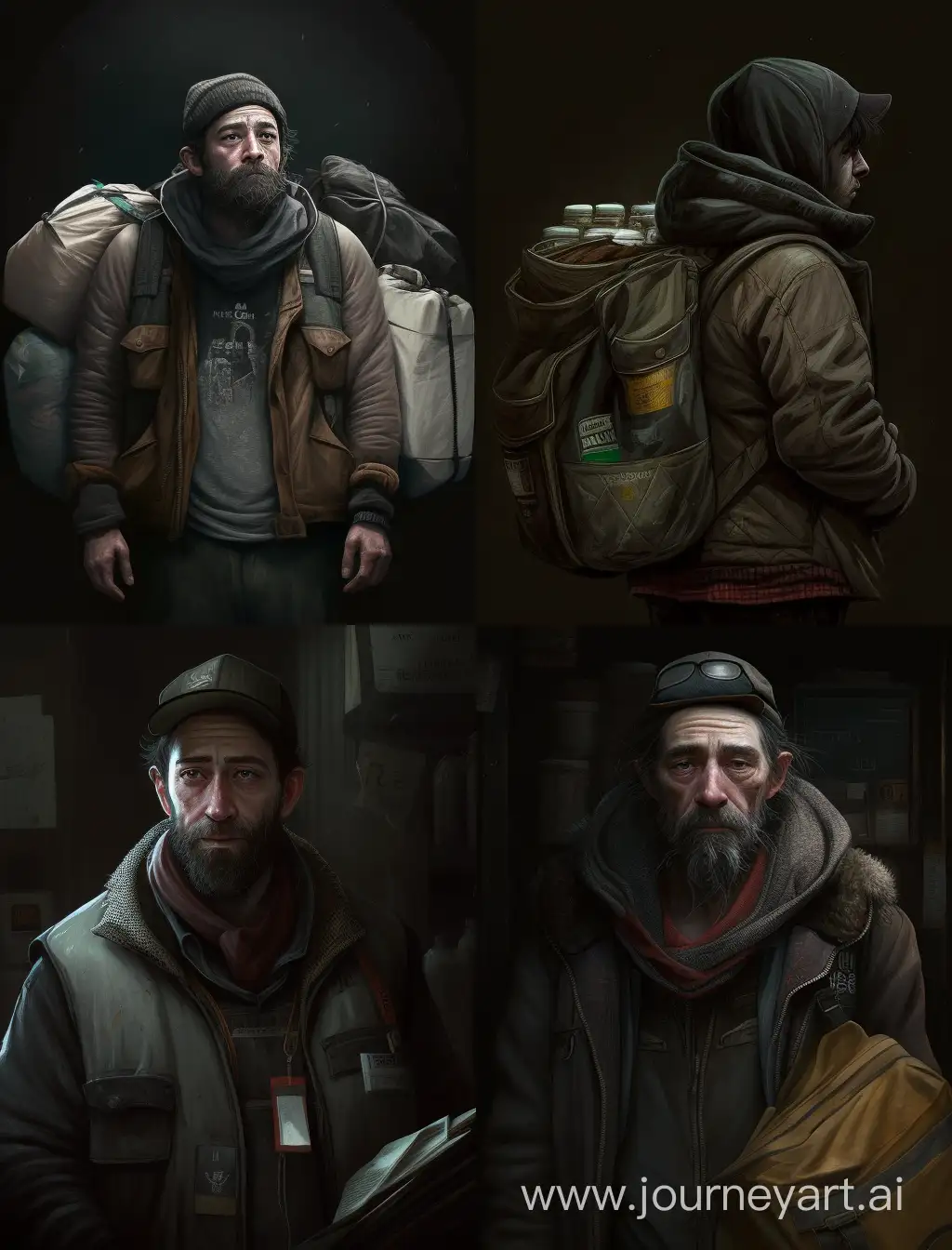 Trader-Unloading-Vest-A-35YearOld-Man-in-Dark-Cap-and-Jacket