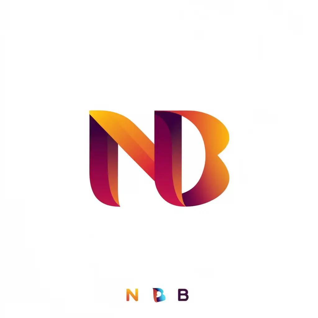 a logo design,with the text "noba", main symbol:NB,Minimalistic,clear background