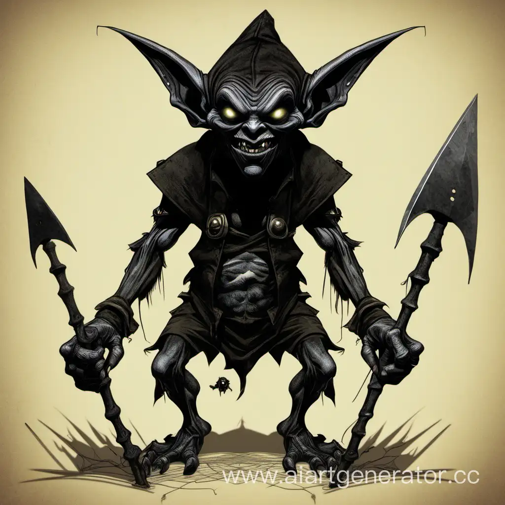 Mysterious-Black-Goblin-in-Enchanted-Forest