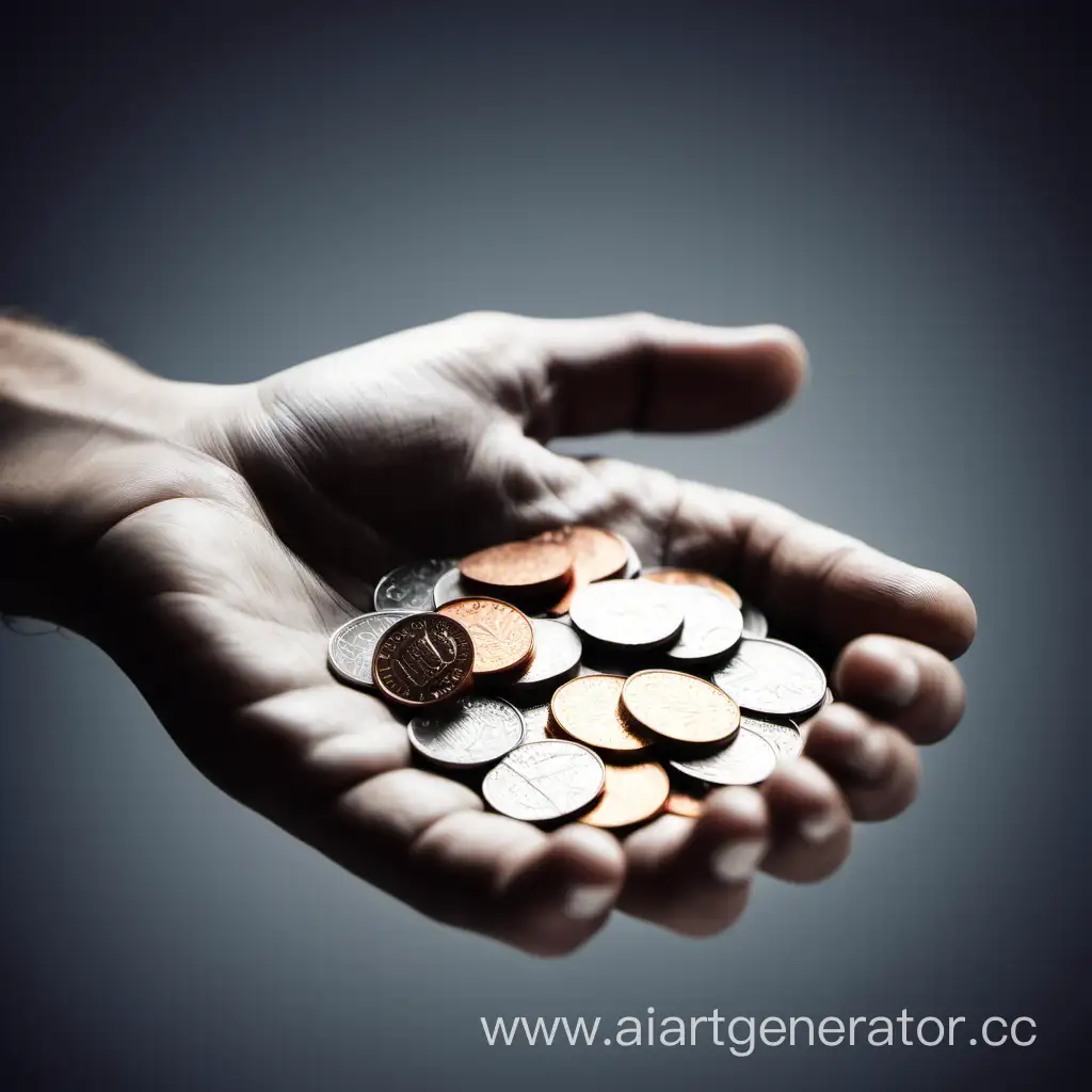 Generosity-in-Action-Hand-Sharing-Coins