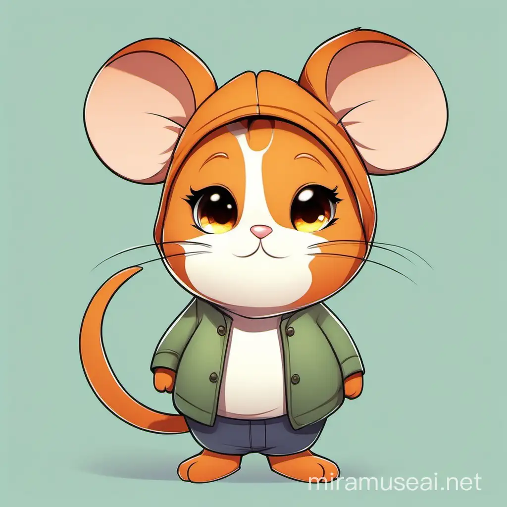 Mouse character illustration,Character's Gender Other
Character's Age 7
Character's Ethnicity Animals
Character's Skin Color grey and orange
Character's Hair Color mouse grey, cat orange
Character's Hair Style animal fur
Character's Eye Color mouse brown, cat green
Character's Clothing none
Any Special Features? big ears on mouse, chubby cat