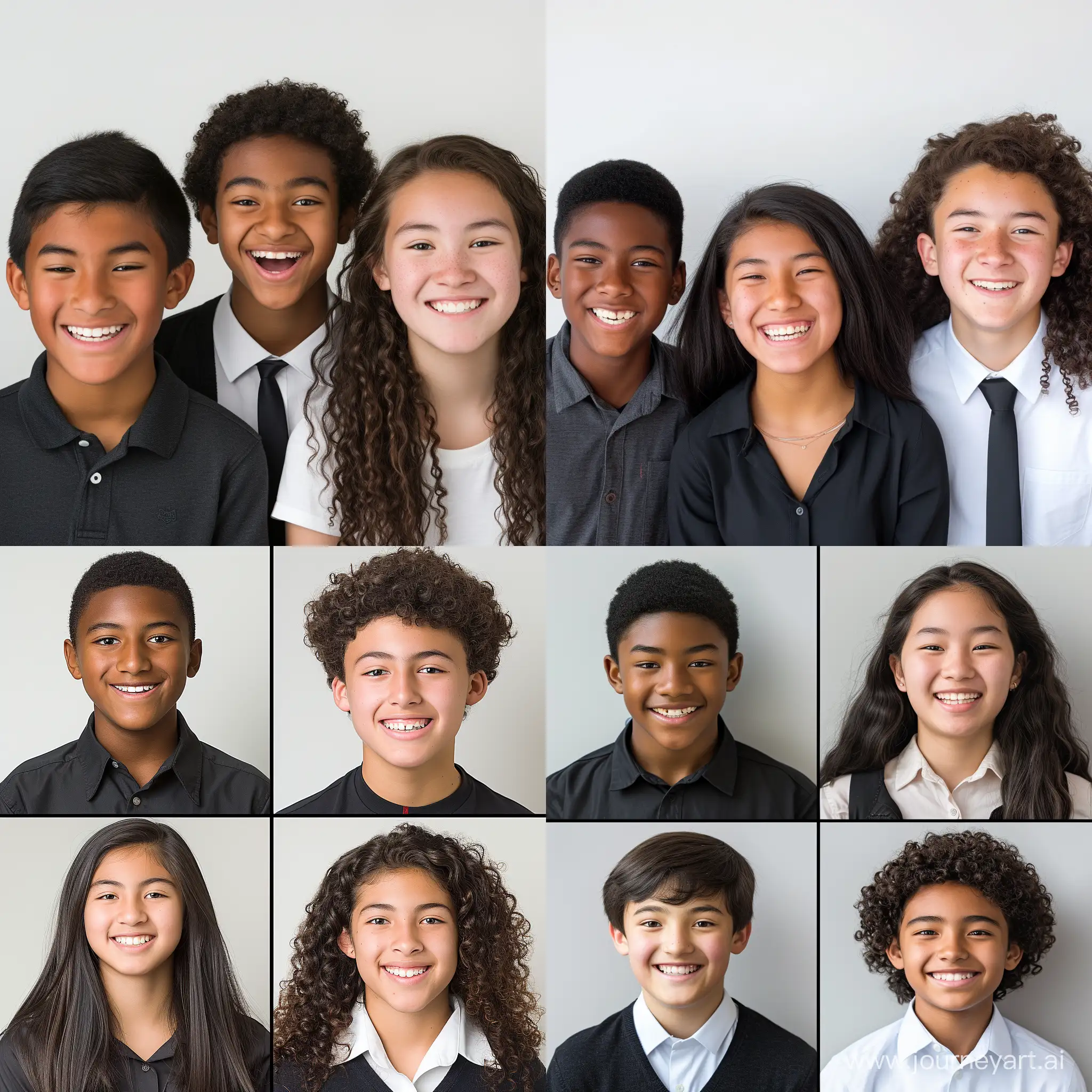 Diverse-Group-of-High-School-Students-Smiling-Together