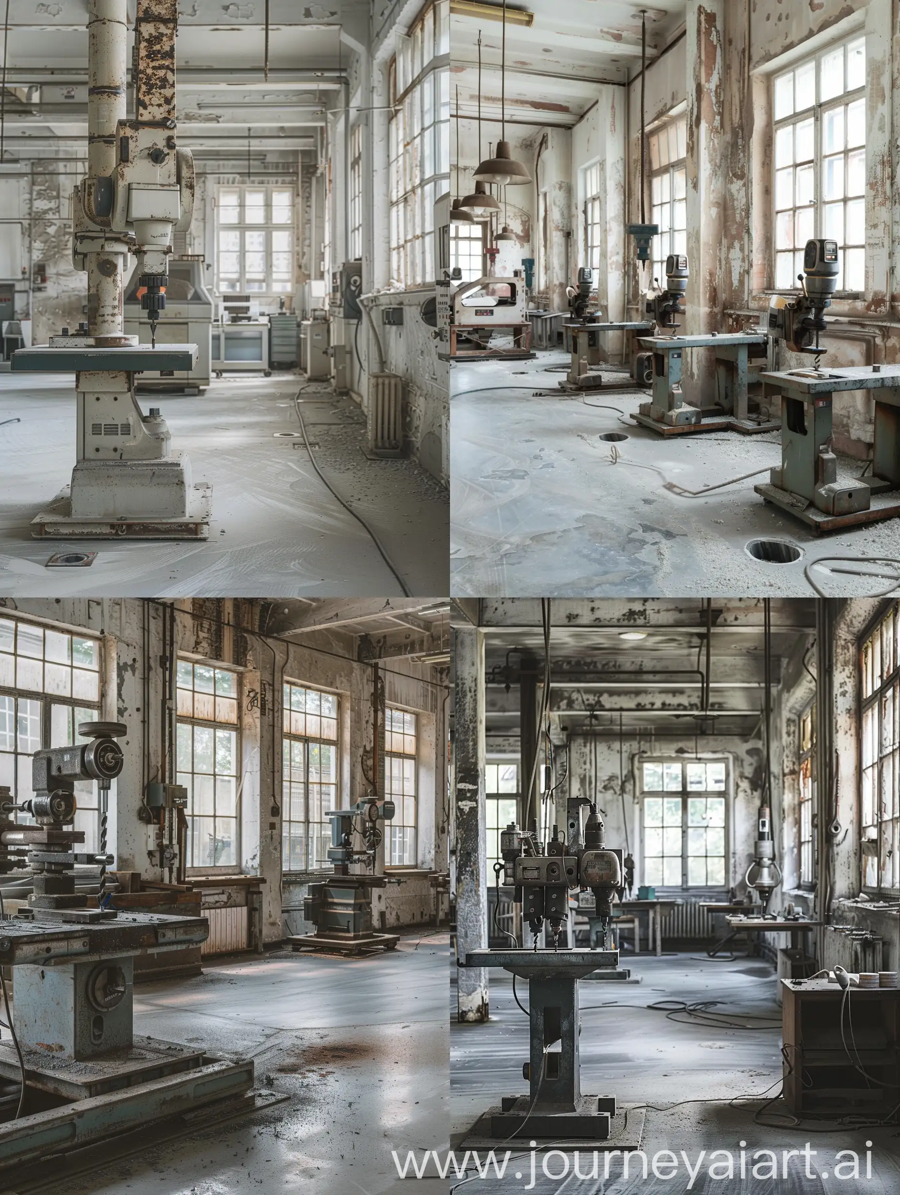 Empty-Marble-Workshop-with-Drilling-Machines