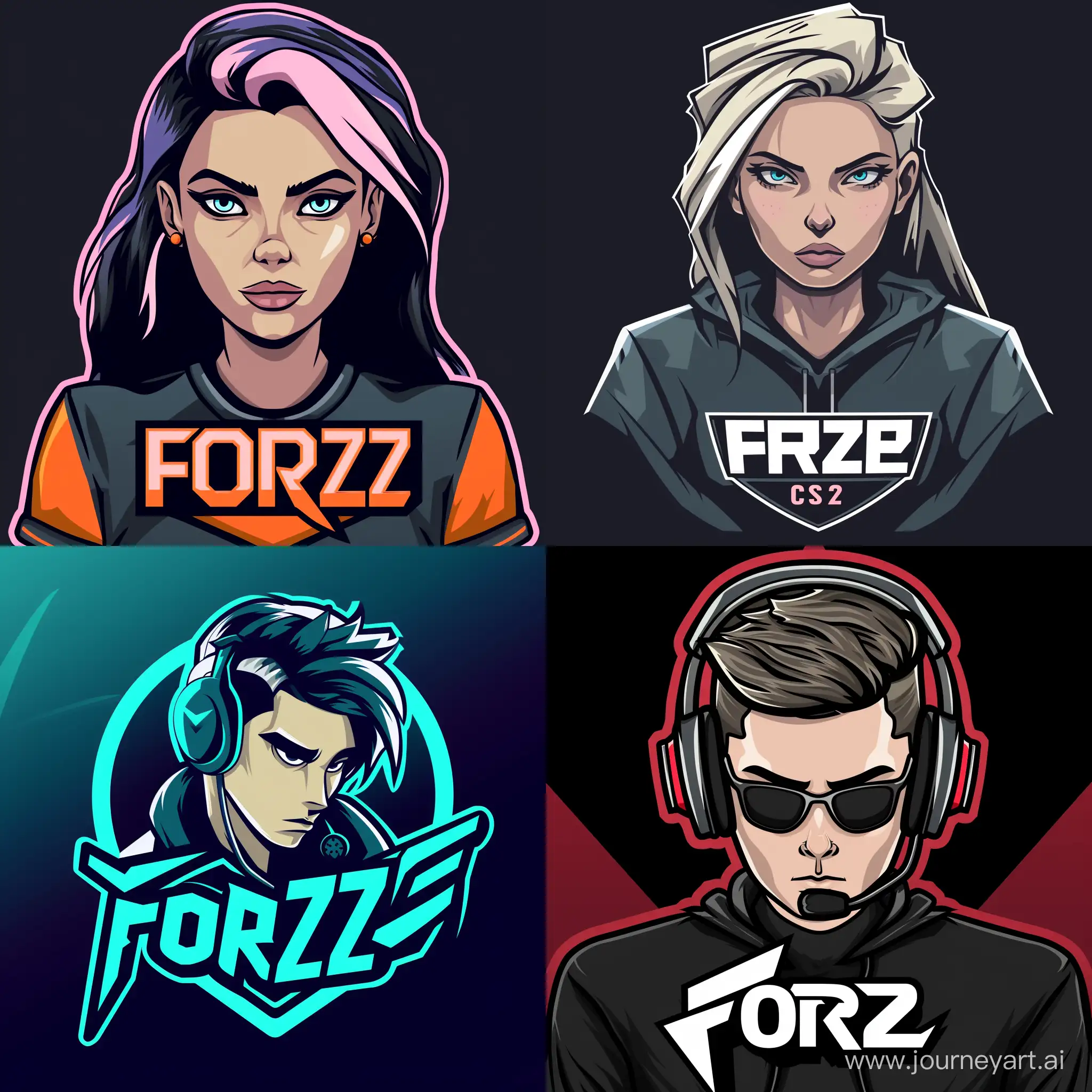 Team-Forze-CS2-Avatar-Dynamic-Logo-Design-with-Version-6