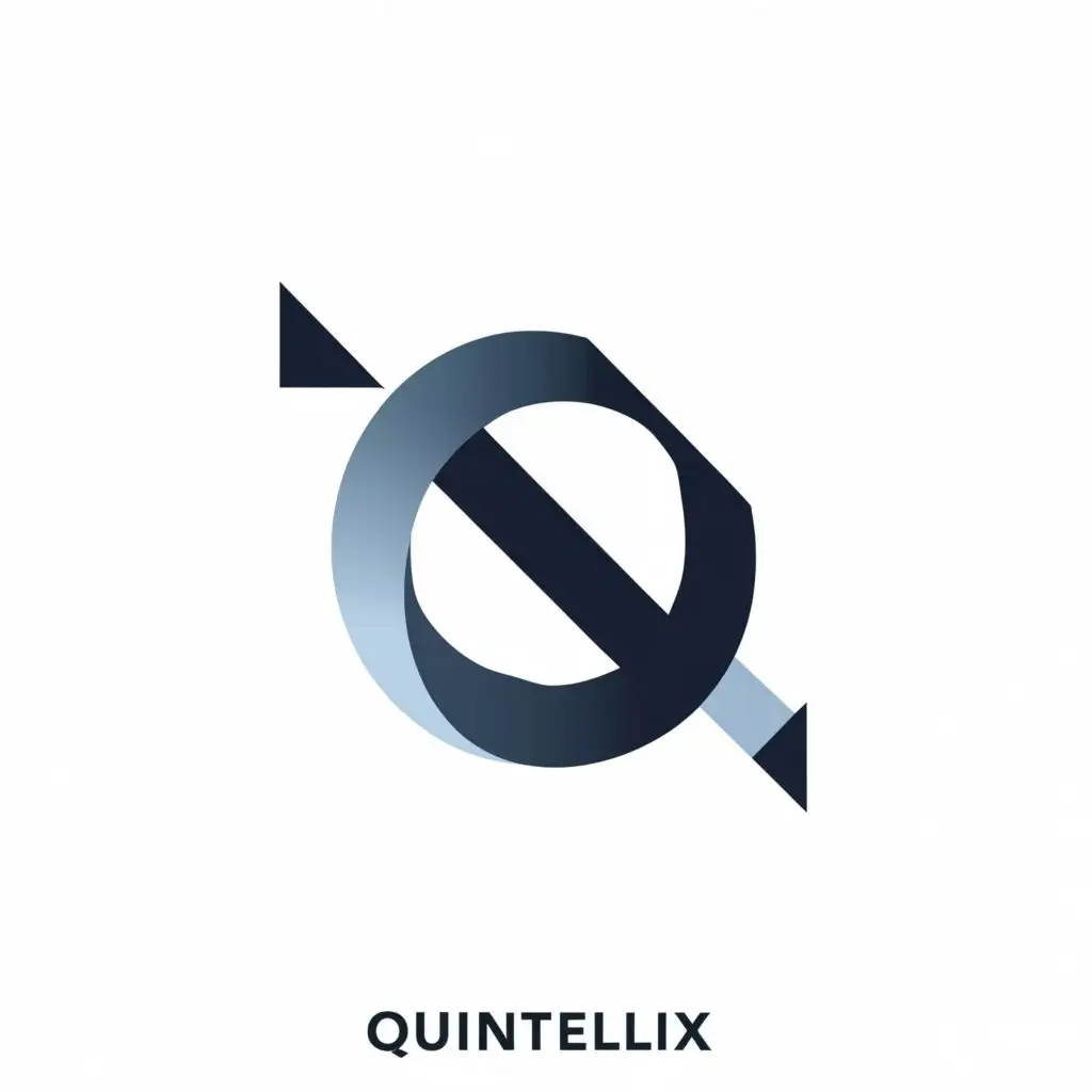a logo design,with the text "Quintellix", main symbol:Q,Moderate,clear background