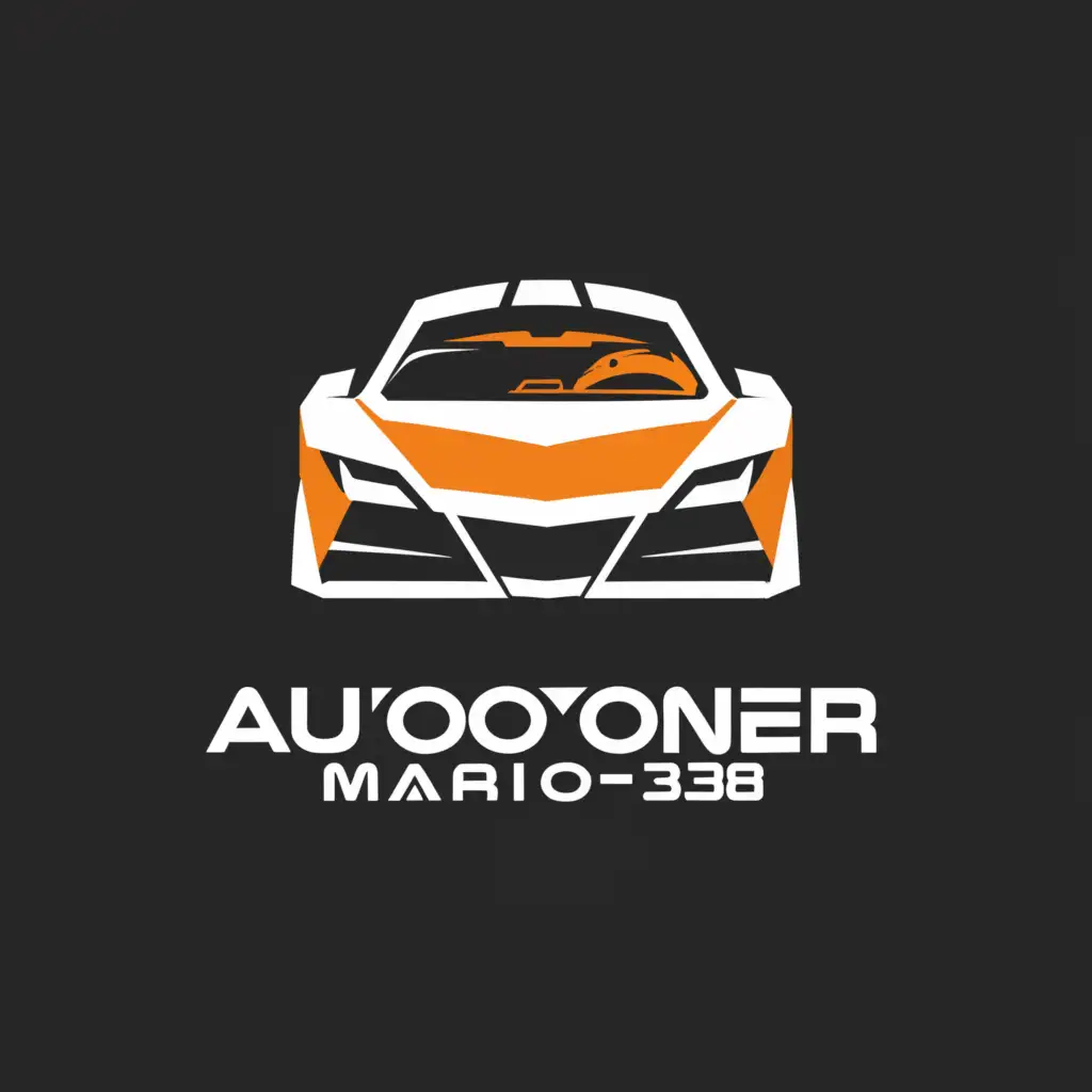 a logo design,with the text "AUTOTONERMARIO38", main symbol:car,Moderate,clear background