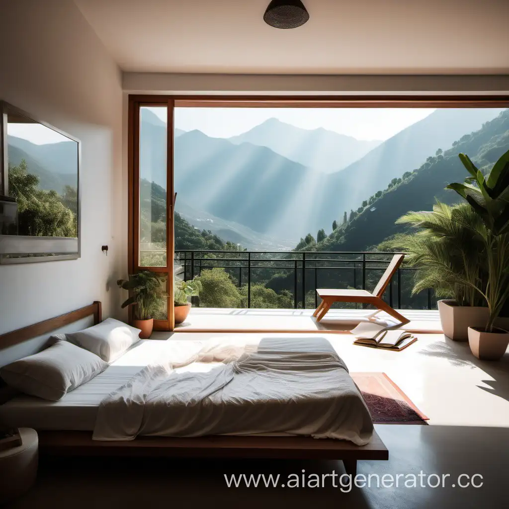 Serenity-Retreat-Mountain-View-Meditation-Space-with-Pool-and-Desk