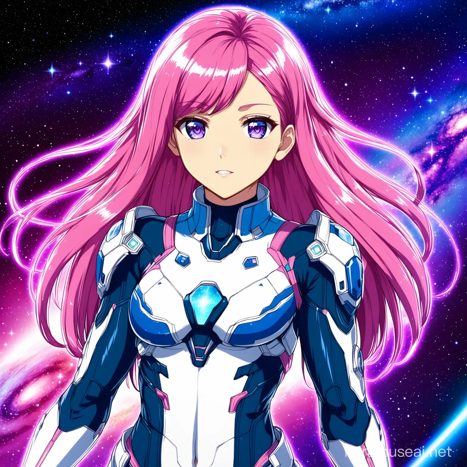 humanisation of Galaxy Andromeda, anime style
