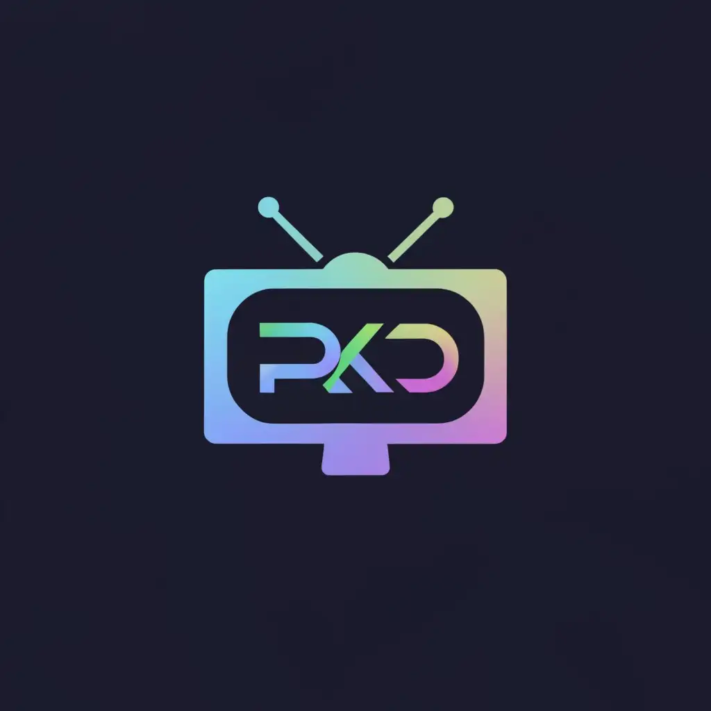 LOGO-Design-For-RKD-Futuristic-Television-Theme-with-Clear-Background
