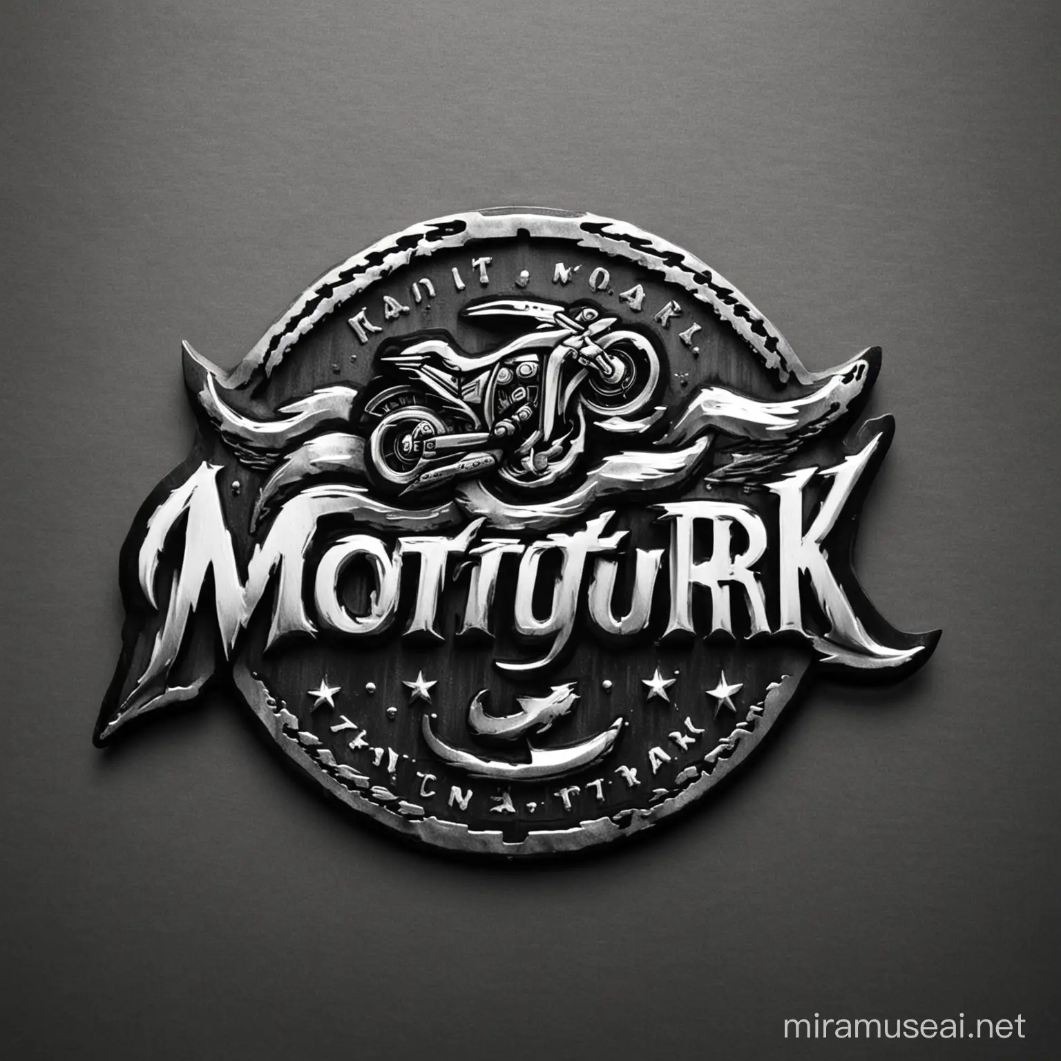 Colorful Motorcycle Logo Design for MotoTrk