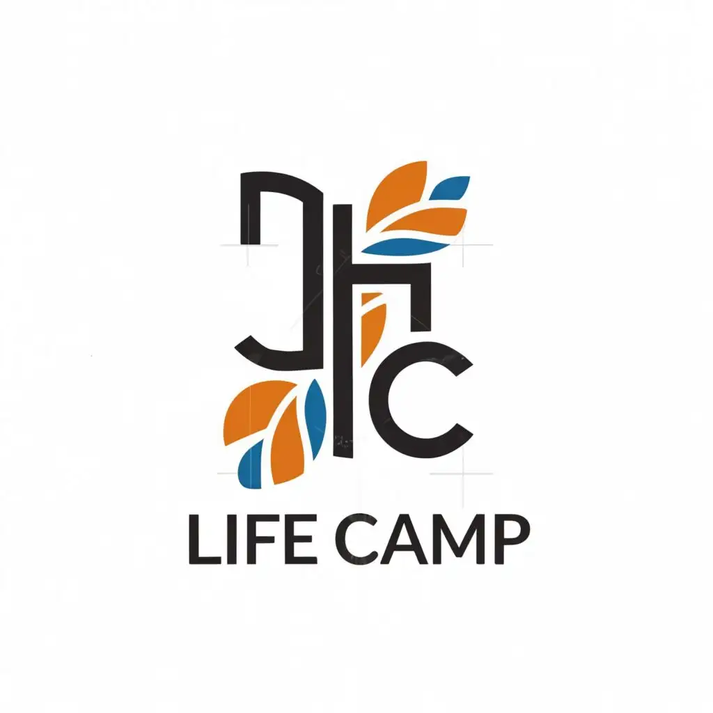 a logo design,with the text 'Life Camp ', main symbol:LC,complex,be used in Nonprofit industry,clear background