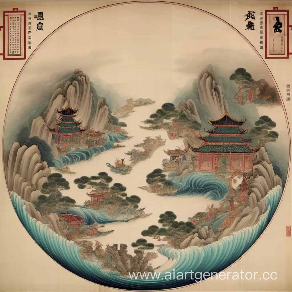 Граница с миром живых, диюй в китайской мифологии