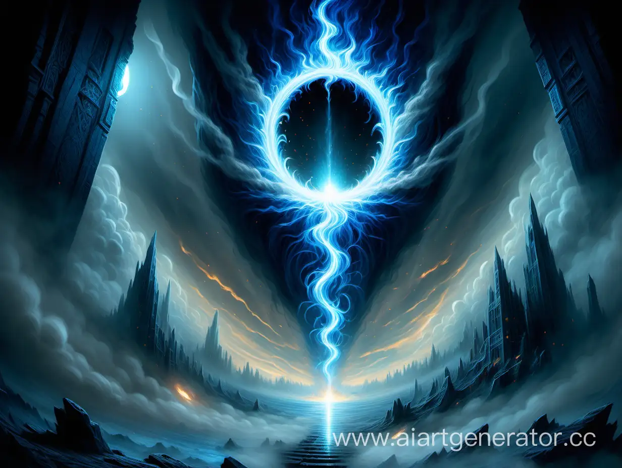 Mystical-Fantasy-Art-Ascending-Portal-Fireball-and-Ethereal-Mist