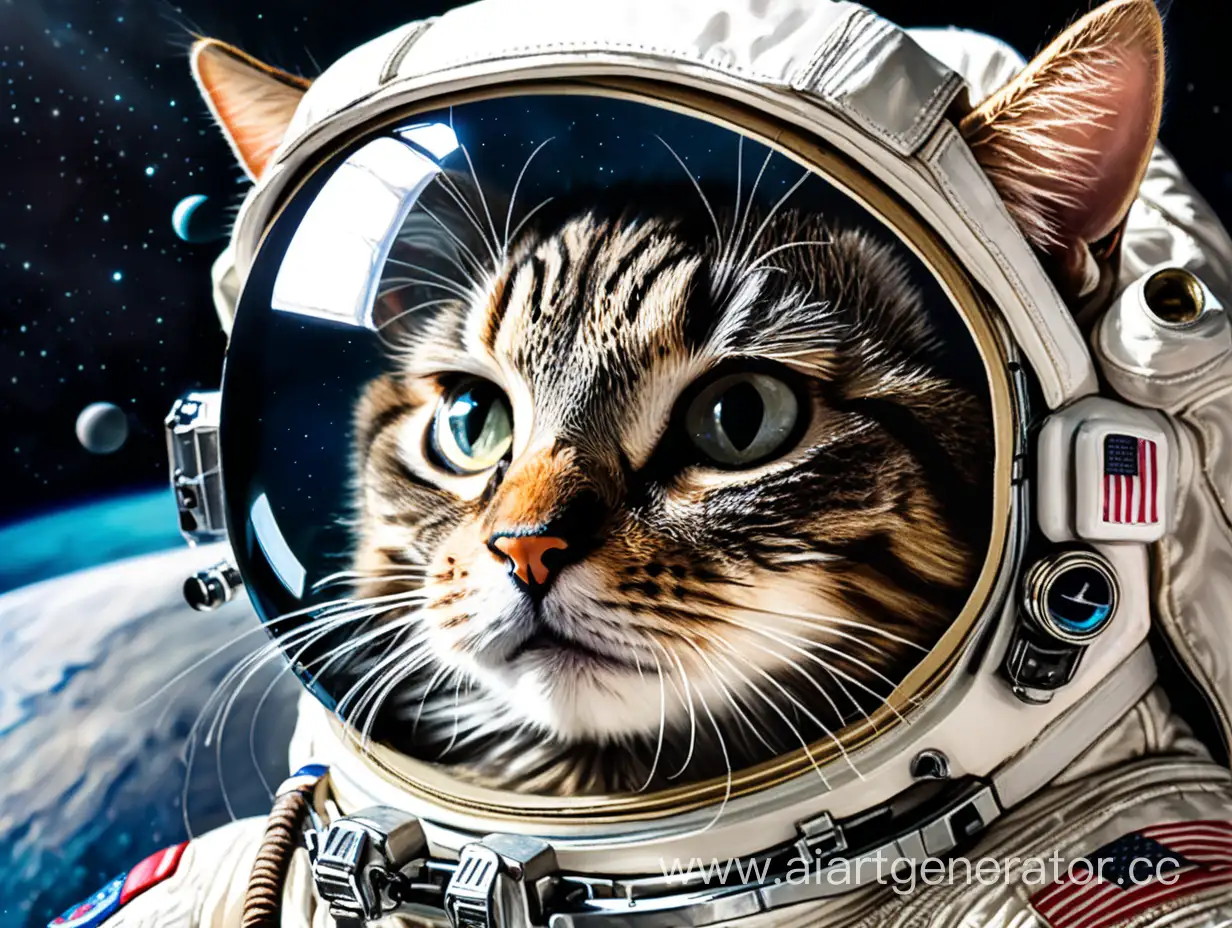 Cosmic-Feline-Exploration-Cat-Cosmonaut-in-Space-Suit