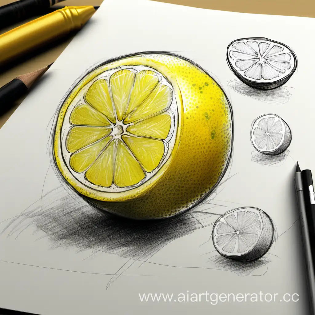 Vibrant-Citron-Sketching-Creative-Artistic-Illustration