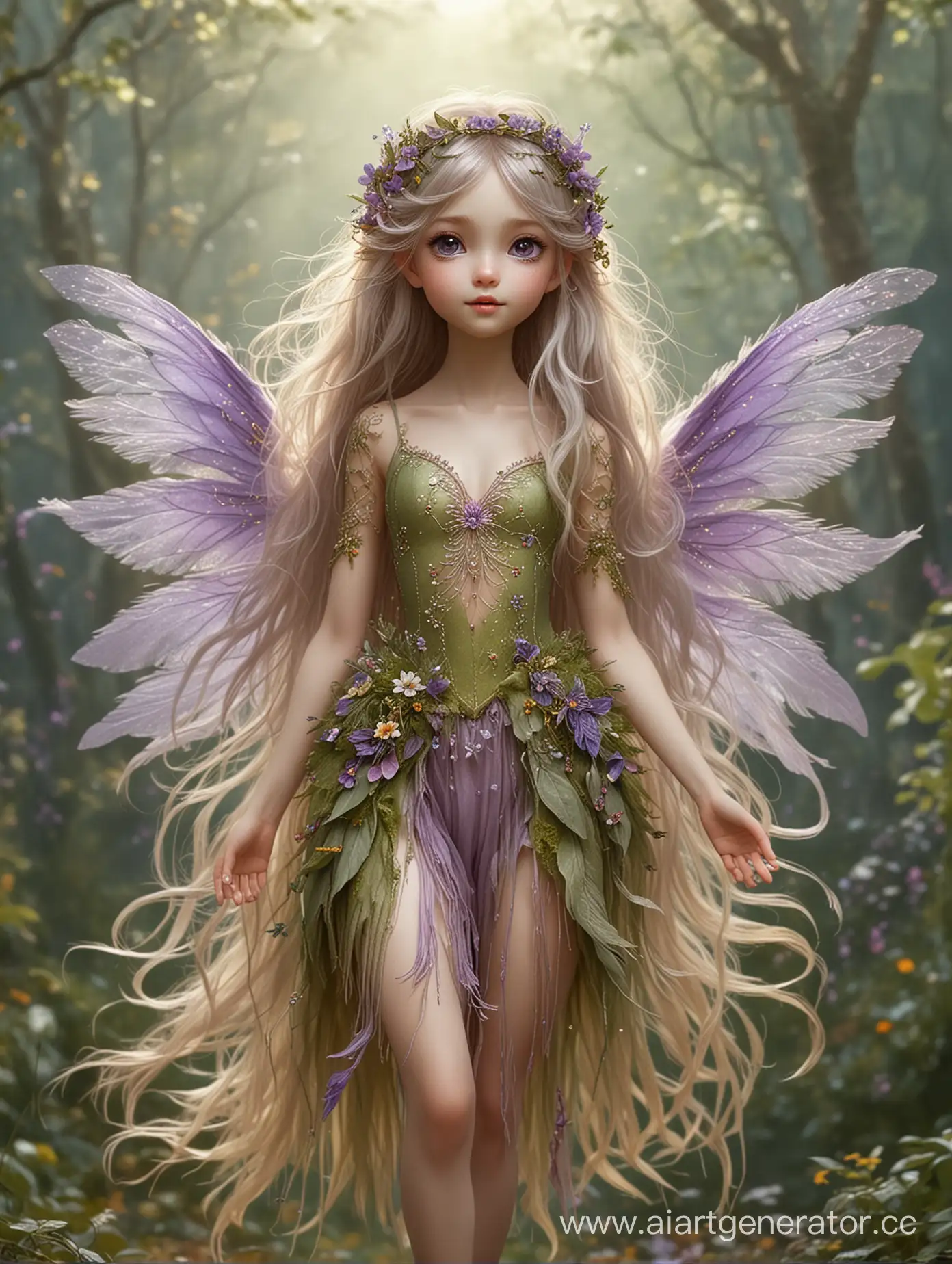Enchanting-MossHaired-Fairy-with-Shimmering-Eyes-and-Purple-Wings
