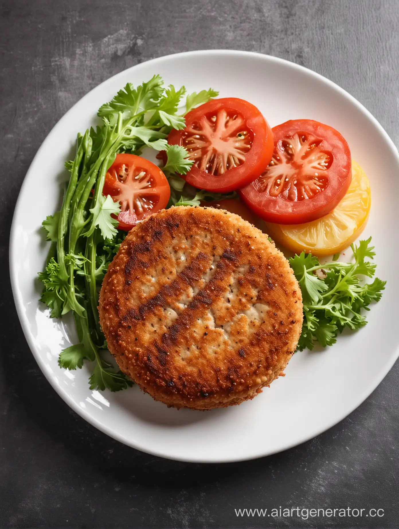 Delicious-Homemade-Cutlet-on-a-Platter