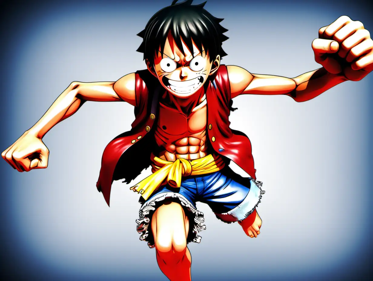 Monkey D. Luffy impulse punch little more big and robust