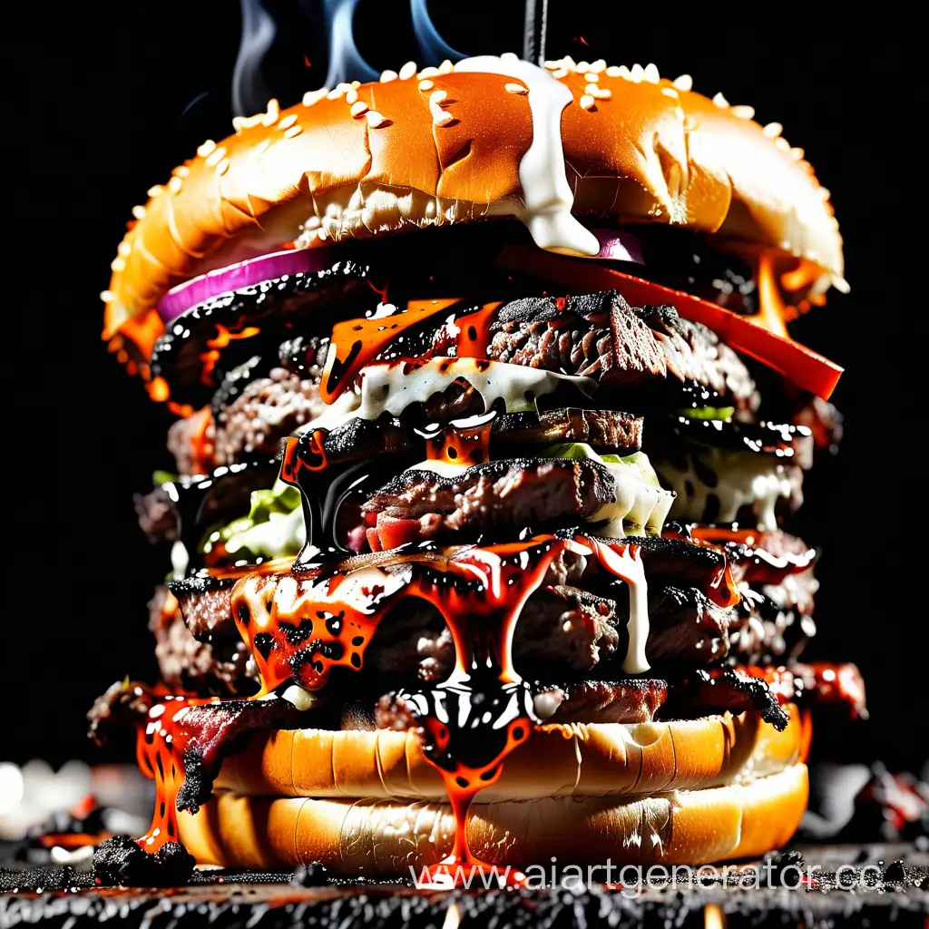 Charred-Burger-on-Grill