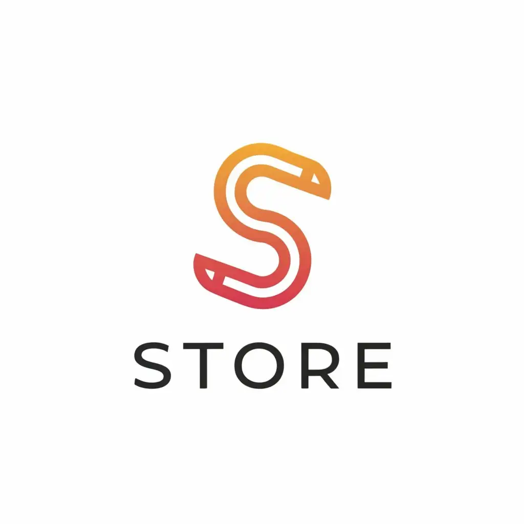 a logo design,with the text "S-store", main symbol:S in the middle for a store that sells Lighting tools, coffee tools, electronics, diffusers, car supplies, and mobile accessories,Moderate,be used in Internet industry,clear background