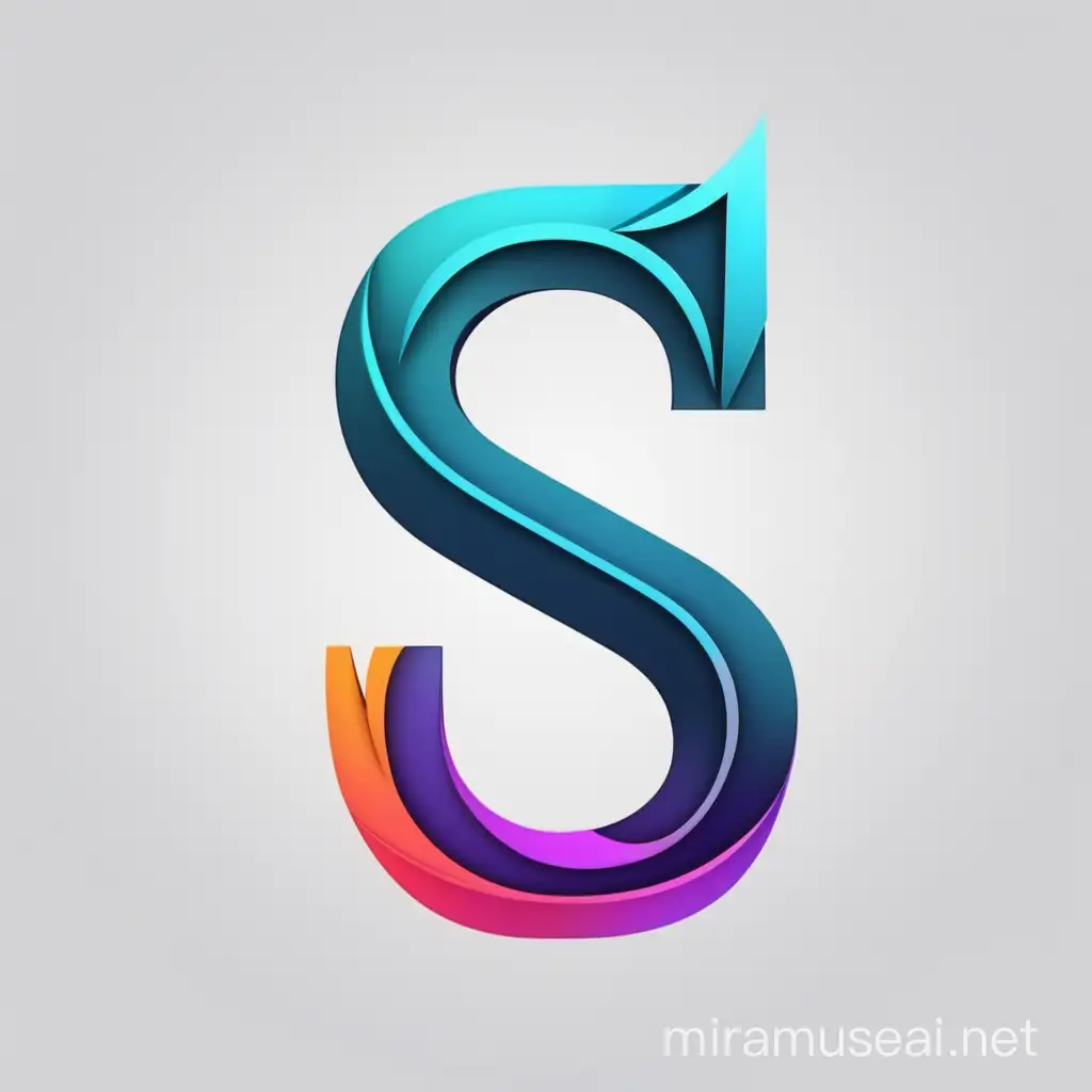 Dynamic Letter S Logo Design with Modern Styling