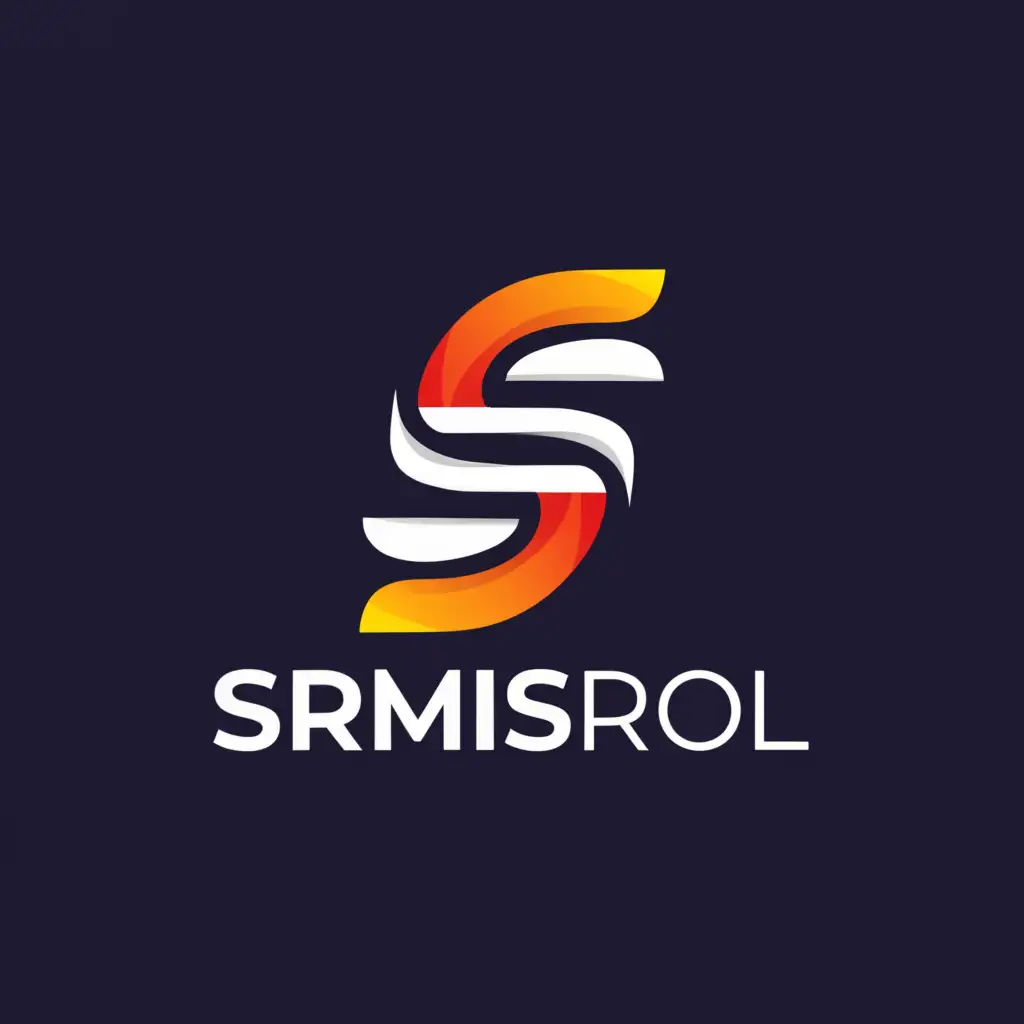 a logo design,with the text "SRMasrol", main symbol:S,Minimalistic,be used in Sports Fitness industry,clear background