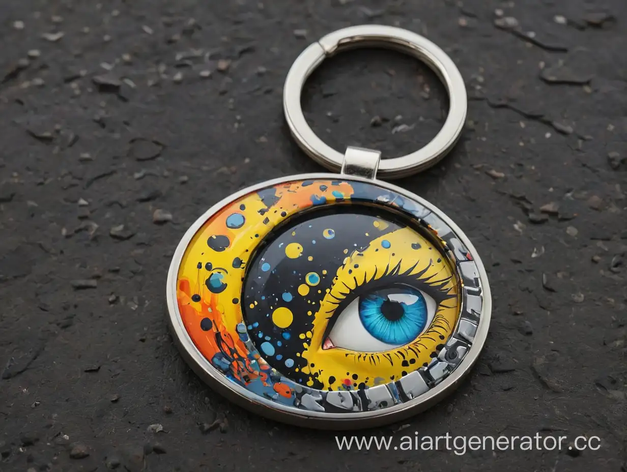 Colorful-Graffiti-Keychain-Catching-the-Eye