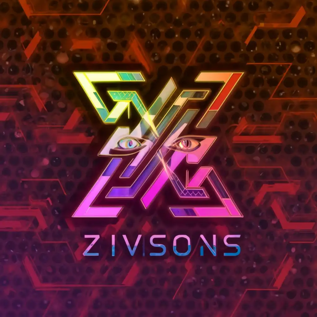 LOGO-Design-for-ZIVisions-Professional-Gaming-Emblem-with-Complex-Geometry-and-Clear-Background