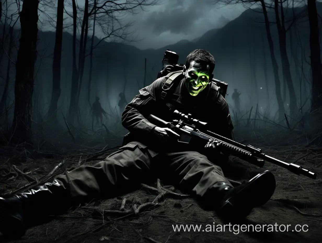 Sinister-Scene-Fallen-Sniper-Amidst-Ghostly-Soldiers-in-Anomaly-Carousel