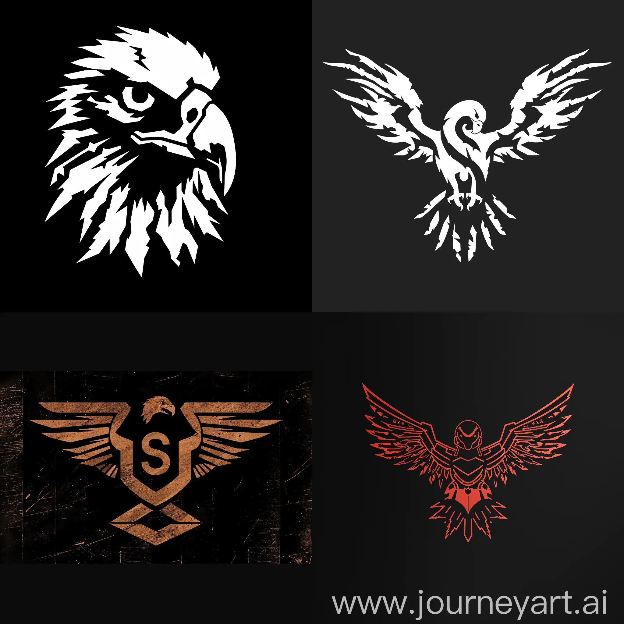 SCP-Logo-Transformed-into-Majestic-Eagle-Art