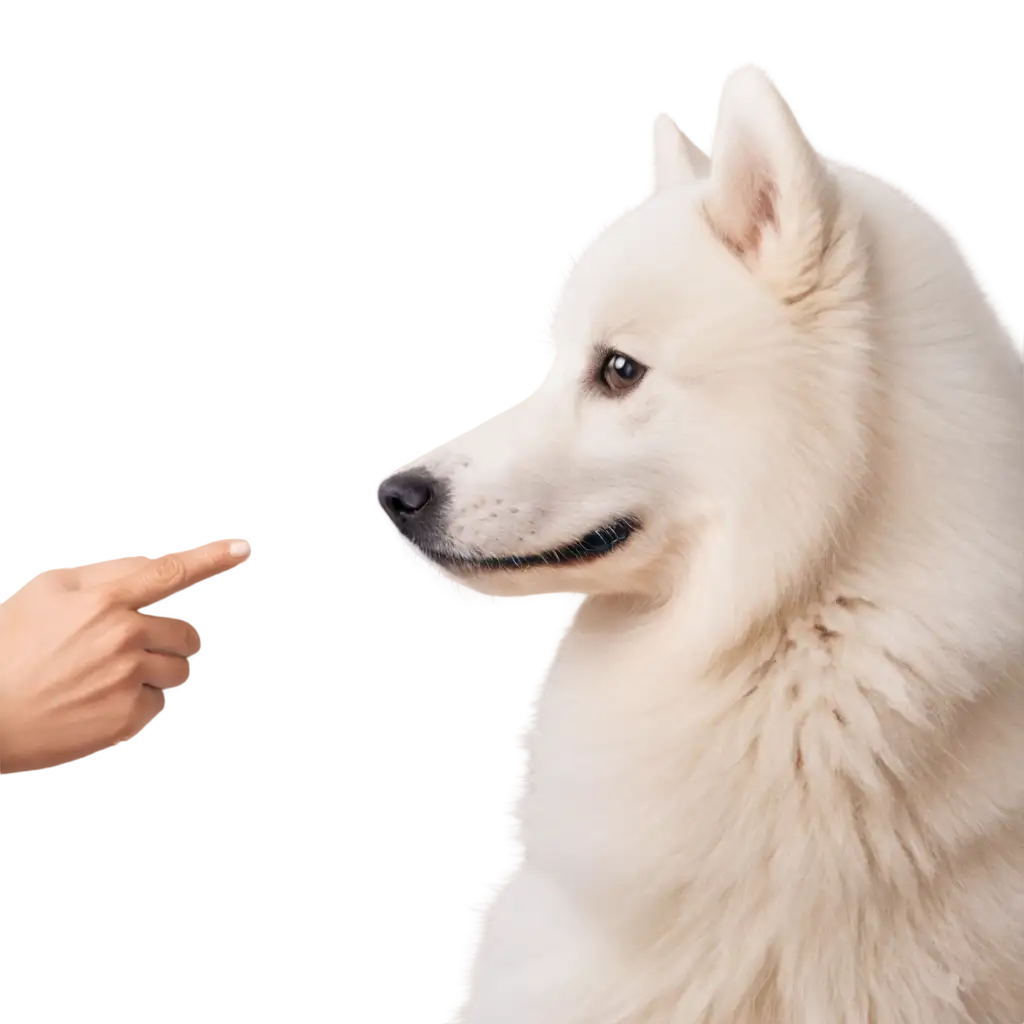 Stunning-PNG-Image-of-a-Samoyed-Dogs-Profile-Muzzle-Enhance-Your-Content-with-HighQuality-Visuals