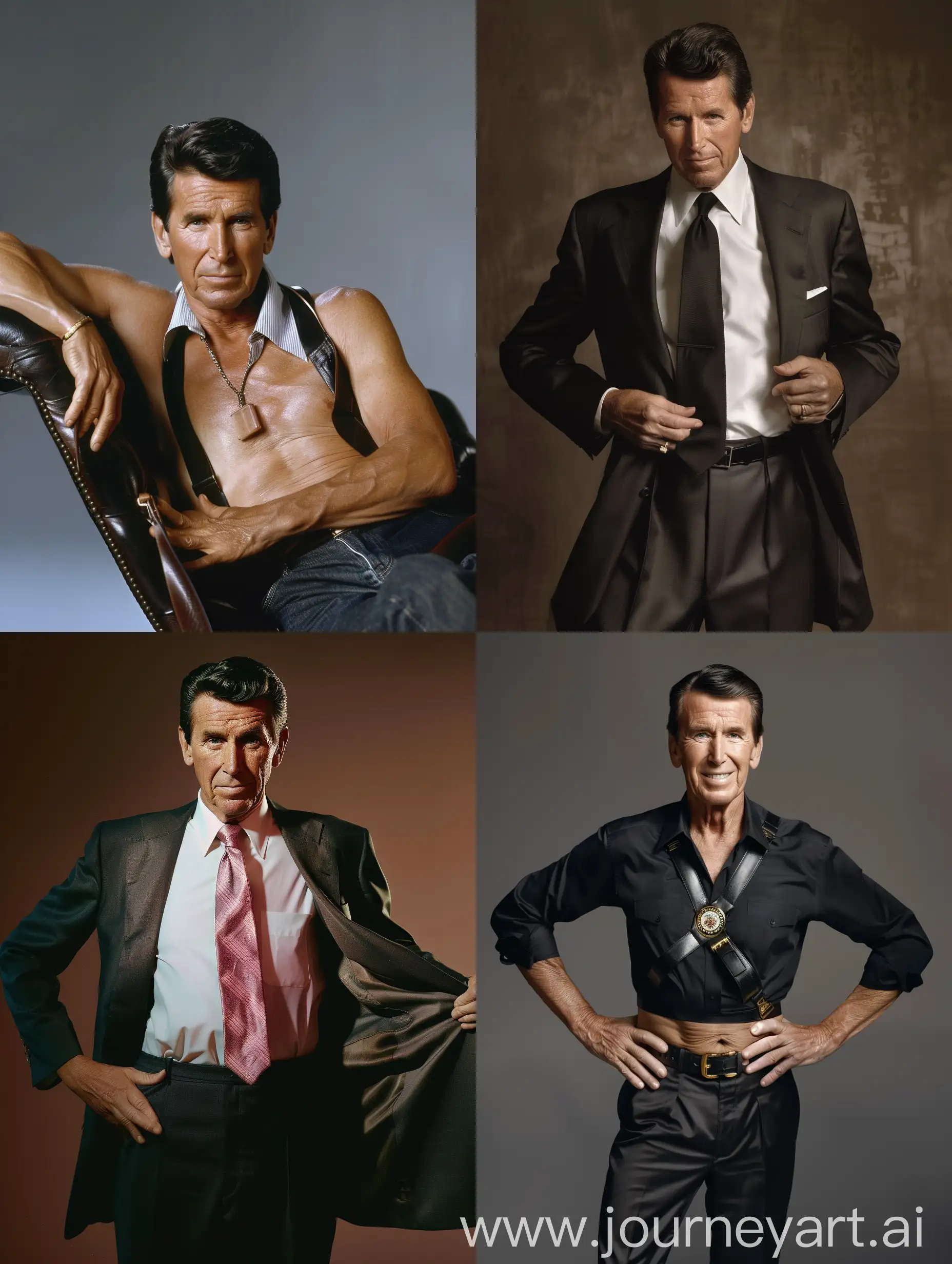 Ronald-Reagan-Impersonating-Victorias-Secret-Model-in-4K-Studio-Portrait-by-Annie-Leibovitz