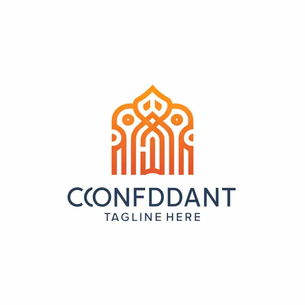 a logo design,with the text "confidant", main symbol:mehramati related to sikh guru,Moderate,be used in Religious industry,clear background
