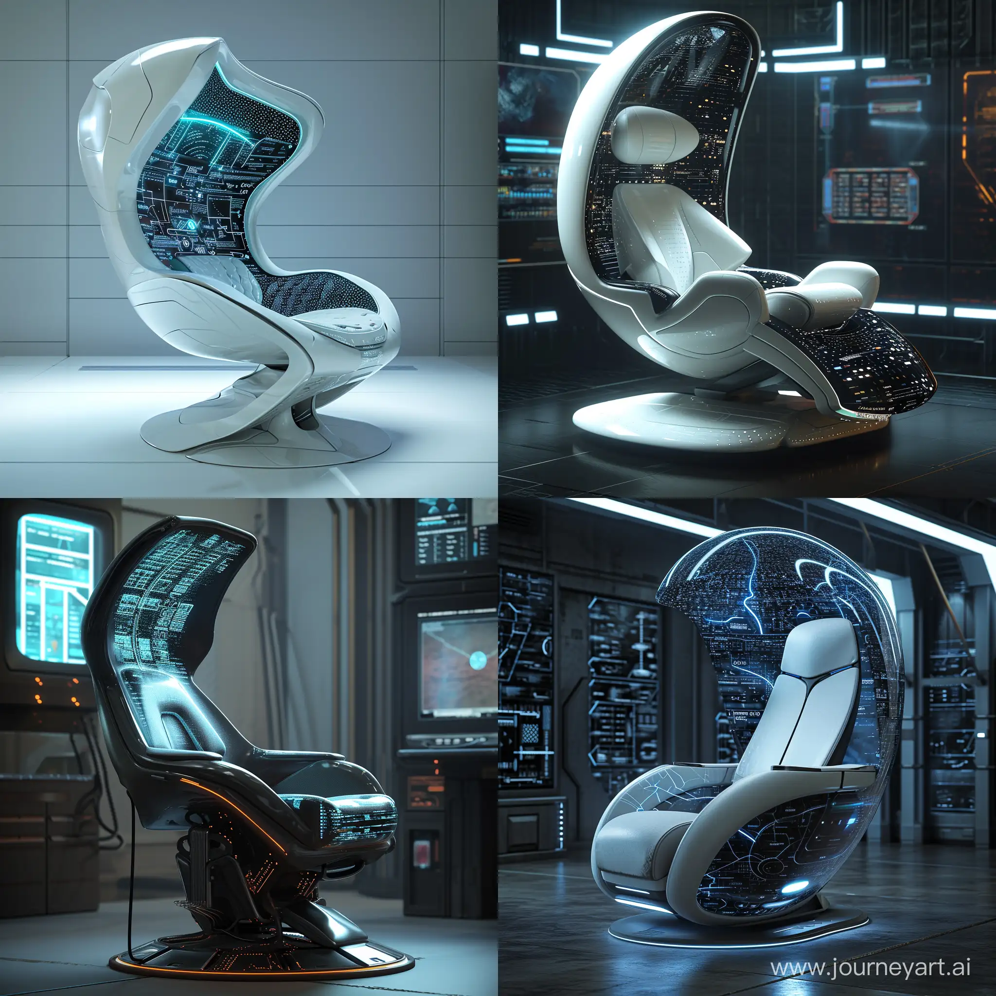 Futuristic-Biometric-Chair-with-Artistic-Displays